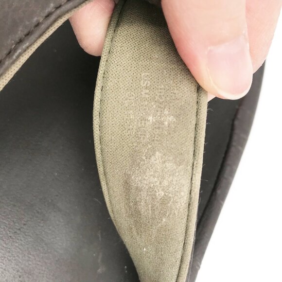 OLUKAI Brown Leather Flip Flop Thong Sandals Mens 10 - Picture 9 of 11